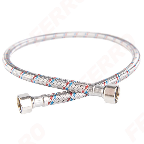 Racord flexibil Ferro 3/8 FF L=050 PWS93